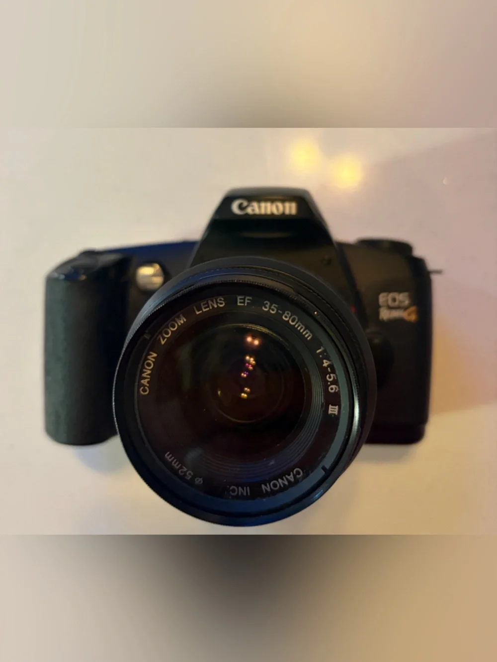Canon EOS Rebel G 35MM Film SLR Camera with 35-80mm Zoom Lens